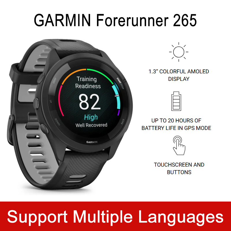 Timex Watches Smartwatch - Garmin Forerunner 265 hardloop-smartwatch Ingebouwde GPS