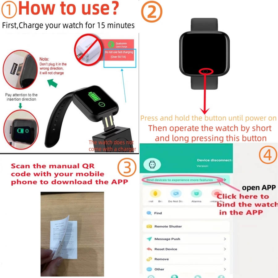 Multifunctionele Smart Watch V - Smartwatch Watches For Girls recensie en prijs