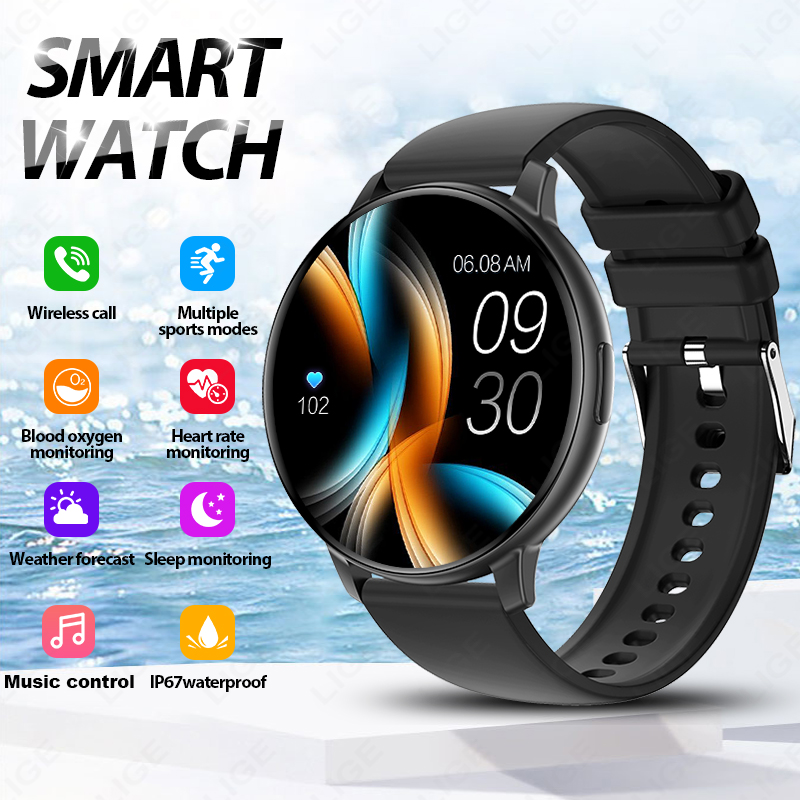 LIGE Nieuwe 1.43 inch Bluetoot - Watches Ladies Smartwatch recensie en prijs