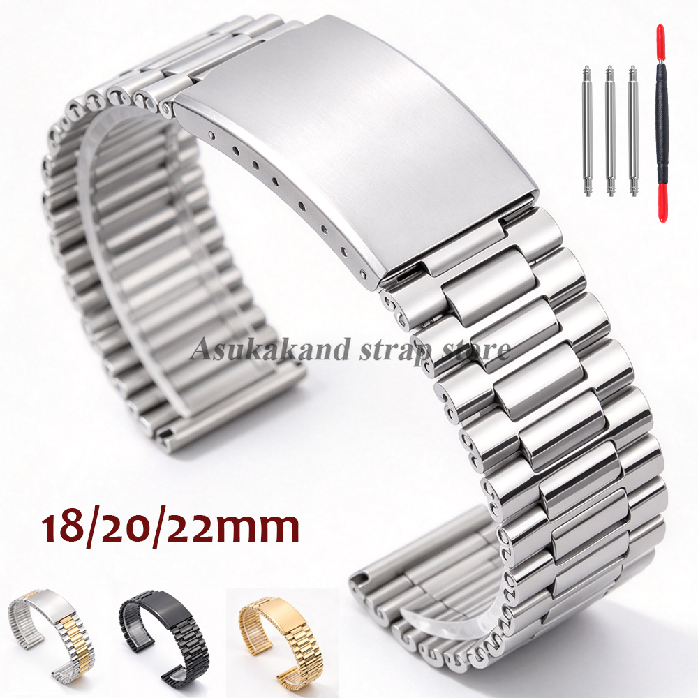 Metalen horlogeband 18 mm, 20  - Watches Rolex Smartwatch recensie en prijs